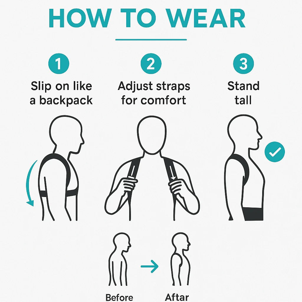 PostureUp: Slouching Pain Relief Belt